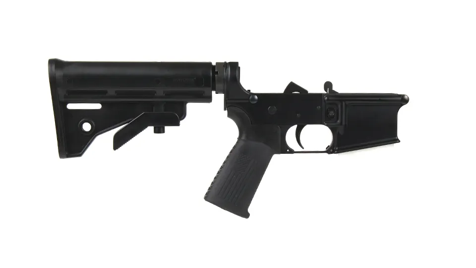 BC-15 | Multi-Caliber | Forged | Complete Lower Assembly | Black Anodized